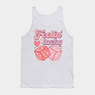 Feeling Lucky T Shirt Valentine T shirt For Women Tank Top